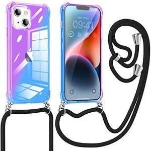 iPhone13 mini �P�[�X �V�����_�[ �l�b�N �N���A �X�g���b�v�t�� �O���f�[�V�����P�[�X �ϏՌ� ���^ TPU ���߉\ ���|�� ��|���P�[�X ���΂ݖh�~ �y�� �\�t�g ��̌^ ���킢�� �t�@�b�V���� �g