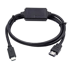 USB-C Type C - Power Over eSATA DC5V USB2.0 - HDD SSD ODD eSATAP�f�B�X�N�R���o�[�^�[�p�P�[�u�� ��������