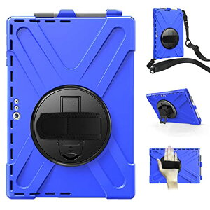 Surface Go 4/Go 3 / Go2 / Go �P�[�X Surface GO �J�o�[ 360�x��] ������t�� �΂ߊ|�� �V�����_�[�x���g ���|�� �X�g���b�v �T�[�t�F�X �S�[ 4/�S�[ 3 / �S�[ 2 / �S�[ 10.5�C���` �^�u���b�g �ی�P�[�X ��