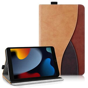iPad 10.2 �P�[�X 2021 / 2020 / 2019 iPad 9 / 8 / 7 (2021 2020 2019) �J�o�[ �y�� ���^ Apple Pencil ���[�\ PU�������U�[ �X�^���h�@�\ �}���`�|�P�b�g �J�[�h���[ �S�ʕی� (���f���ԍ�A2602 A2603 A2604 A2605) �u��