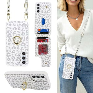 Galaxy A54 5G SC-53D SCG21 �P�[�X �蒠�^ �X�}�z �V�����_�[ �N���X�{�f�B ���|�� �񂩂� �΂߂��� �V�����_�[�P�[�X RFID ���z�^ �w�� �|�P�b�g�t�� [�㉺�J] �J�[�h���[ ��]�����O ���C �z���C�g 