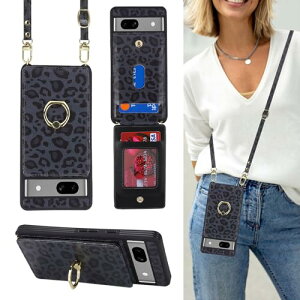 Google Pixel 7a �P�[�X �蒠�^ �X�}�z �V�����_�[ �N���X�{�f�B ���|�� �񂩂� �΂߂��� �V�����_�[�P�[�X RFID ���z�^ �w�� �|�P�b�g�t�� [�㉺�J] �J�[�h���[ ��]�����O ���C �u���b�N ��������