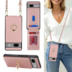 Google Pixel 7a �P�[�X �蒠�^ �X�}�z �V�����_�[ �N���X�{�f�B ���|�� �񂩂� �΂߂��� �V�����_�[�P�[�X RFID ���z�^ �w�� �|�P�b�g�t�� [�㉺�J] �J�[�h���[ ��]�����O ���C �s���N ��������