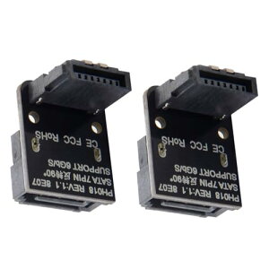 SATA 7�s�� �I�X��SATA 7�s�� ���X 90�x������p�x ���C���{�[�h �f�X�N�g�b�v SSD HDD �A�_�v�^�[ 2�� ��������