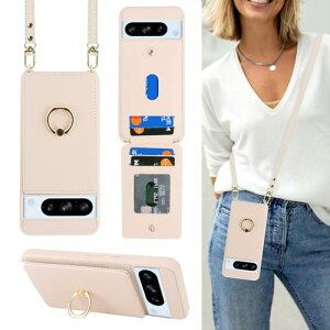 Google Pixel 8 Pro �P�[�X �蒠�^ �X�}�z�P�[�X �V�����_�[ �N���X�{�f�B ���|�� �񂩂� �΂߂��� �w�� �|�P�b�g�t�� ���z�^ [�㉺�J] �V�����_�[ RFID�@�\ �J�[�h���[ 360°��] �����O ���u ���C�@