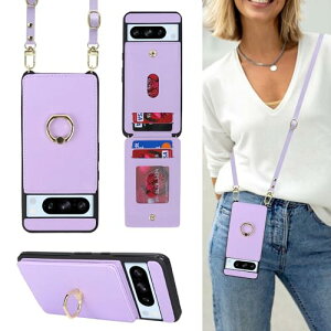 Google Pixel 8 Pro �P�[�X �蒠�^ �X�}�z�P�[�X �V�����_�[ �N���X�{�f�B ���|�� �񂩂� �΂߂��� �w�� �|�P�b�g�t�� ���z�^ [�㉺�J] �V�����_�[ RFID�@�\ �J�[�h���[ 360°��] �����O ���u ���C�@