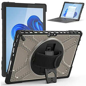 Surface Pro 7 / Pro 6 / Pro 5 / Pro 4 �P�[�X �ϏՌ� 360°��]�X�^���h�@�\ �}�C�N���\�t�g Surface Pro7 / Pro6 / Pro5 / Pro4 �J�o�[ ������� �T�[�t�F�X �v�� 7 �ی�P�[�X ���߉\ ��v �n���h�X�g���b�v �h