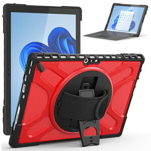 Surface Pro 7 / Pro 6 / Pro 5 / Pro 4 �P�[�X �ϏՌ� 360°��]�X�^���h�@�\ �}�C�N���\�t�g Surface Pro7 / Pro6 / Pro5 / Pro4 �J�o�[ ������� �T�[�t�F�X �v�� 7 �ی�P�[�X ���߉\ ��v �n���h�X�g���b�v �h