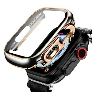 Apple Watch �P�[�X Ultra 2 / 1 49mm �ی� �A�b�v���E�H�b�` �J�o�[ �K���X�t�B���� ��̌^ ���b�L���H �A�b�v���E�H�b�` �P�[�X �ϏՌ� Apple Watch �J�o�[ �S�ʕی� �����ȒP ���ϋv �����ߗ� PC�f�� 