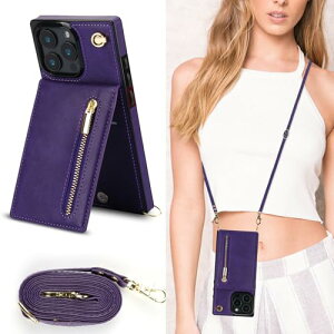 iPhone16 Pro Max �P�[�X �蒠�^ �X�}�z�P�[�X ���|�� �񂩂� �΂߂��� �V�����_�[�P�[�X ���z�^ �J�o�[ �J�[�h���[ [�㉺�J] Qi ���C�����X�[�d�Ή� �X�g���b�v�t�� �p�[�v�� ��������