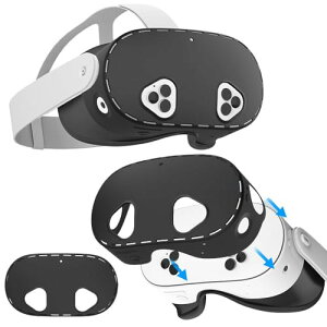 Meta Quest 3S �w�����b�g �P�[�X �J�o�[ �V���R�� �w�����b�g�J�o�[ �ی� �݊��i ��֕i ���R��h�~ �h�� �h�� �􂦂�_�X�g�J�o�[ Meta Quest 3S �p VR �A�N�Z�T���[ (�u���b�N)