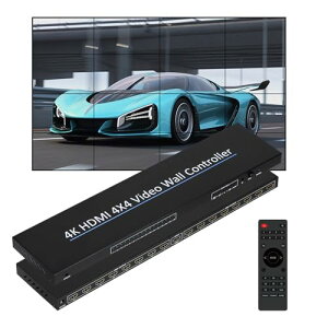 4x4 HDMI �r�f�I�E�H�[���R���g���[���[ 4Kx2K HD�f�B�X�v���C 1x1 1x2 1x3 1x4 2x1 2x2 2x3 2x4 2x5 2x6 2x7 3x1 3x2 3x3 3x4 3x5 4x1 4x2 4x3 4x4 5x2 5x3 6x2 7x2 3840x2160P@30Hz IR�����R���t�� ������ 180°��]�؂�ւ� 24��
