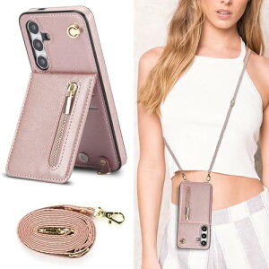 Galaxy S24 FE �P�[�X �蒠�^ ���|�� �񂩂� �΂߂��� �V�����_�[�P�[�X ���z�^ �J�[�h���[ �V�����_�[ [�㉺�J] �J�o�[ ���u�� Qi ���C�����X�[�d�Ή� �X�g���b�v�t�� ���^ �y�� �s���N ��������