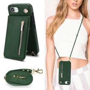 iPhone 17e iPhone 16e �A�C�t�H��17e 16e �P�[�X �蒠�^ �V�����_�[ �X�g���b�v�t�� ���z�^ �J�[�h���[ ���|�� �΂߂��� �㉺�J �N���X�{�f�B �ϏՌ� �O���[�� ��������