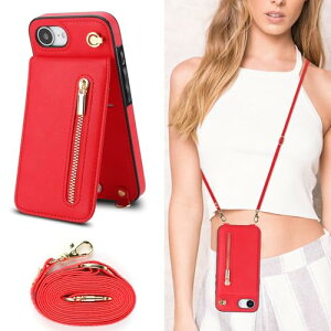 iPhone 17e iPhone 16e �A�C�t�H��17e 16e �P�[�X �蒠�^ �V�����_�[ �X�g���b�v�t�� ���z�^ �J�[�h���[ ���|�� �΂߂��� �㉺�J �N���X�{�f�B �ϏՌ� ���b�h ��������
