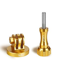 �A���~ �O�r �}�E���g �A�_�v�^�Z�b�g �܂݃l�W�t�� GoPro Hero11 / 10 / 9 / 8 / Max / 7 / 6 / 51 / 4�l�W�̌��t���̃J�����ɑΉ� (�S�[���h) ��������