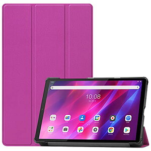 Lenovo Tab K10 �P�[�X �y�� ���^ PU ���U�[ �X�}�[�g �J�o�[ �ϏՌ� ���h�~ �N���A �n�[�h �w�� �P�[�X �O�܂� �X�^���h �I�[�g�X���[�v �E�F�C�N�A�b�v �@�\ ���m�{ Tab K10 10.3�C���` TB-X6C6 (�p�[