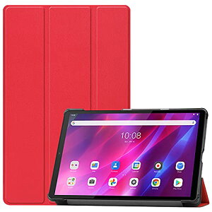 Lenovo Tab K10 �P�[�X �y�� ���^ PU ���U�[ �X�}�[�g �J�o�[ �ϏՌ� ���h�~ �N���A �n�[�h �w�� �P�[�X �O�܂� �X�^���h �I�[�g�X���[�v �E�F�C�N�A�b�v �@�\ ���m�{ Tab K10 10.3�C���` TB-X6C6 (��) 