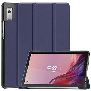 Lenovo Tab M9 ZAC30178JP 9�C���` �P�[�X Lenovo Tab M9 2023 �J�o�[ �y�� ���^ �ϏՌ� ���h�~ PU ���U�[ �X�}�[�g�J�o�[ �n�[�h �w�� �O�܂� Lenovo Tab M9 �X�}�[�g�P�[�X (�u���[) ��������