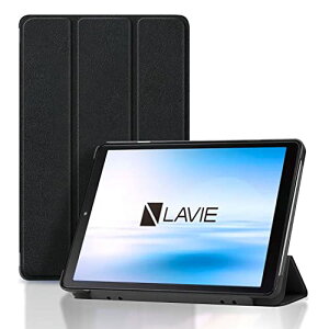 NEC LAVIE Tab T8 T0855 / GAS TAB08 / H04 �P�[�X �J�o�[ ���C�� �S�ʕی� �Ռ��z�� �ϏՌ� ���^ �y�� �C�菝�h�~ �X�^���h�@�\�t�� ��G�肪�ǂ� (�u���b�N) ��������