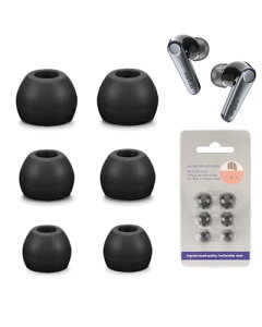 �C���[�s�[�X EarFun �C���[�z�� �C���[�`�b�v �_�炩�� ����~�� EarFun �C���[�z�� �����p 3�y�A �݊��i ��֕i (�u���b�N) ��������