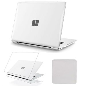 Microsoft Surface Laptop 5 4 3 (13.5�C���`) �P�[�X �ی�P�[�X PC ���^ �y�� �ϏՌ��� ���h�~ �r�M���݌v (�N���A)