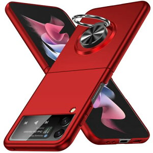 Galaxy Z Flip4 �P�[�X �����O�t�� �ϏՌ� PC �N���A ���^ �y�� �X�}�z�P�[�X �n�[�h �M�����N�V�[Z �t���b�v4 �P�[�X �Ռ��z�� ��ʃ����Y�ی� ���ϖh�~ �C�菝�h�~ �V���v�� �l�C ������� �g��