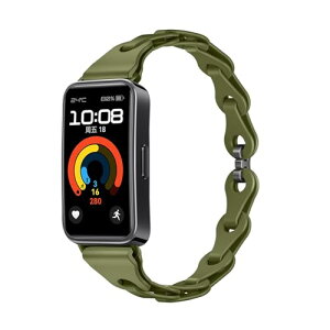 Huawei Band 10 / 10 Aluminum Edition / Band 9 / 8 �����o���h �ւ��x���g �������҂݃f�U�C�� ���߉\ �����p�X�g���b�v - �O���[�� ��������