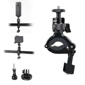 �o�C�N ���]�� �n���h�� �}�E���g gopro �o�C�N�}�E���g �A���~�� �J�����z���_�[ ���a8mm-35mm 360°�p�x�����\ GoPro / Fusion Session / DJI Osmo / Insta360 / AKASO / XiaoYi / Sony�قڑS�ẴA�N�V�����J����