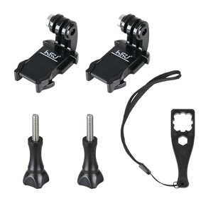 GoPro �A�_�v�^�[ �Z�b�g gopro�w�����b�g�}�E���g �o�C�N2���N�C�b�N�����[�X�o�b�N���}�E���g+2���l�W GoPro Hero13 / 12 / 11 / 10 / 9 / 8 / 7 / 6 / 5 / AKASO / DJI Osmo Action...�y�ё��̃A�N�V�����J�����Ή�