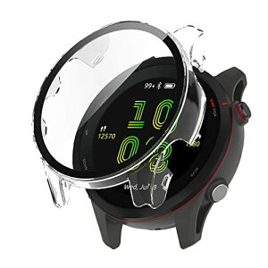 Garmin Forerunner 255S �P�[�X �����K���X�t�B���� �ی� �J�o�[ �d���|��PC�f�� ��̉� �ϏՌ� ���h�~ �ϐF�h�~ �S�ʃJ�o�[ �S�ʕی� �X�}�[�g�E�H�b�` Garmin Forerunner 255S (�N���A)