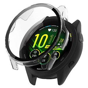Garmin Forerunner 265S �P�[�X �����K���X�t�B���� �ی� �J�o�[ �d���|��PC�f�� ��̉� �ϏՌ� ���h�~ �ϐF�h�~ �S�ʃJ�o�[ �S�ʕی� �X�}�[�g�E�H�b�` Garmin Forerunner 265S (�N���A)