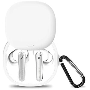 Anker Soundcore Liberty Air 2 Pro �P�[�X �J�o�[ �V���R�� �ی�J�o�[ �����h�~ �L�Y�h�~ �ϏՌ� �y�� ���������܂� �[�d�\ �h���h�o �J���r�i�t�� (�z���C�g)