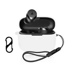 Anker Soundcore A25i �P�[�X �J�o�[ ���C�����X�C���z�� �V���R�� �ی�P�[�X (�J���r�i�t��+�X�g���b�v�t�� ) �����h�~ �L�Y�h�~ �ϏՌ� �����[�d�\ �h�� �h�o (�z���C�g)