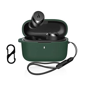 Anker Soundcore A25i �P�[�X �J�o�[ ���C�����X�C���z�� �V���R�� �ی�P�[�X (�J���r�i�t��+�X�g���b�v�t�� ) �����h�~ �L�Y�h�~ �ϏՌ� �����[�d�\ �h�� �h�o (�O���[��)