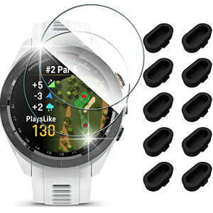 Garmin Approach S70 47mm [2���K���X�t�C����+10�_���h�o�v���O �Z�b�g] 9H �d�x 2.5D ���H �ώw�� ������ �����ߗ� �d��|�[�g Approach S70�`���[�W���[�|�[�g Approach S70 �h�o�v���O �V�[�g (47mm)
