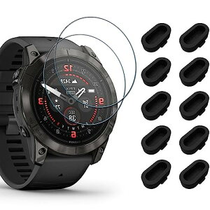 Garmin Epix Pro Gen2 [2���K���X�t�C����+10�_���h�o�v���O �Z�b�g] 9H �d�x 2.5D ���H �ώw�� ������ �����ߗ� �d��|�[�g Epix Pro Gen2 �`���[�W���[�|�[�g Epix Pro Gen2 �h�o�v���O �V�[�g (47mm)