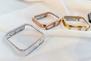 �y2���Z�b�g�z Apple Watch �P�[�X 41mm �A�b�v���E�H�b�` �J�o�[ �L���L�� �A�b�v���E�H�b�` �t���[���J�o�[ ����y�� �����ȒP PC�ގ� Apple Watch series8 / 7 �ی�o���p�[