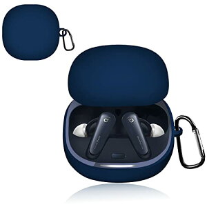 Anker Soundcore liberty 4 �P�[�X �S�ʕی�J�o�[ �V���R�� �y�� �h�o �ϏՌ� �����[�d�\ �S�ʕی� �L�Y�h�~ ���E�ȒP �j�����p Anker Soundcore liberty 4 (�u���[)