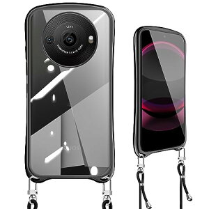 AQUOS R8 pro �P�[�X �V�����_�[ �N���A SH-51D �X�}�z�P�[�X �X�g���b�v�t�� ���|�� ��|�� �΂߂��� ��|�� �R�t�� �l�b�N �ϏՌ� ���� ���^ �y�� �V���R�� TPU �؍� ���� ���킢�� �A�N�I�X r8pro