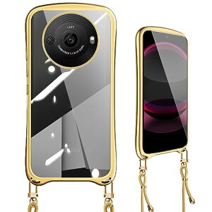 AQUOS R8 pro �P�[�X �V�����_�[ �N���A SH-51D �X�}�z�P�[�X �X�g���b�v�t�� ���|�� ��|�� �΂߂��� ��|�� �R�t�� �l�b�N �ϏՌ� ���� ���^ �y�� �V���R�� TPU �؍� ���� ���킢�� �A�N�I�X r8pro