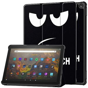 Fire HD 10 / HD 10 Plus (��13���� 2023�N�����̂�) �P�[�X �y�� ���^ PU ���U�[ �X�}�[�g �J�o�[ �ϏՌ� ���h�~ �n�[�h �w�� �P�[�X �O�܂� �X�^���h �I�[�g�X���[�v �E�F�C�N�A�b�v �@�\ �t�@�C��