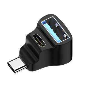 USB�A�_�v�^ �A�_�v�^�[ 10Gbps USB3.0 Type C �I�X - �f���A�� Type-A OTG & Type-C ���X�d���f�[�^ �X�v���b�^�[ �A�_�v�^�[ �p�x�t�� Steam Deck ���b�v�g�b�v�ƌ݊�������