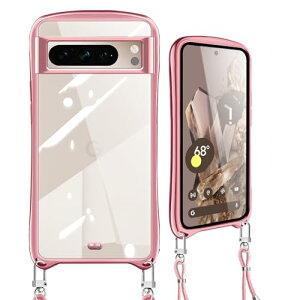 Google Pixel 8 Pro �P�[�X �V�����_�[ �N���A ��|�� ������ �X�g���b�v�t���΂߂��� �R�t�� �؍� ���b�L���H ���^ �y�� �s�N�Z�� 8Pro TPU �J�o�[ �X�}�z�P�[�X ���[�Y�S�[���h