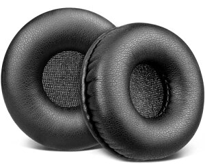 50mm �C���[�p�b�h Plantronics Blackwire C210 / C220 / C610 / C620 Poly EncorePro 310 (EP310) / EncorePro 320 (EP320) / SAVI W410 / SAVI W420 / SAVI W710 / SAVI W720 ���� �C���[�N�b�V���� �����x�t�H�[�� �ւ� �p�b�h �u���b�N 