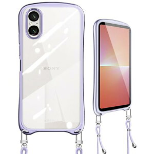 Xperia 5 V �P�[�X �V�����_�[ �N���A �X�g���b�v�t�� SO-53D ���|�� ��|�� Sony Xperia 5V �J�o�[ ��|�� �΂߂��� �R�t�� �ϏՌ� TPU ���b�L���H �V���R�� ���^ �y�� �X�}�z�P�[�X (�p�[�v��)