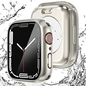 Apple Watch �P�[�X 44mm 360�x �S�ʖh�� �o���h ���j �X�|�[�c ���d�� �K���X�t�B���� ��̌^ apple watch �J�o�[ 360�t���{�f�B�h�� �A�b�v���E�H�b�` �P�[�X Apple Watch Series6 / SE2 / SE / 5 / 4 44mmstarlight