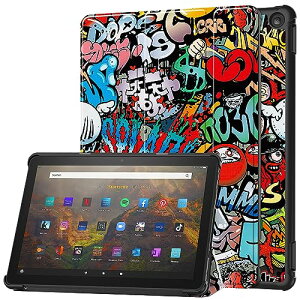 Fire HD 10 2023 �P�[�X New Fire HD 10 / 10 Plus ��13���� �X�^���h�@�\�t�� �J���O�ܔ��^�X�^���h�P�[�X PU���U�[ Fire HD10 2023 �J�o�[ (TY)
