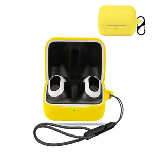 INZONE Buds WF-G700N �P�[�X �J�o�[ SONY WF-G700N ���C�����X�C���z�� �V���R�� �ی�P�[�X (�J���r�i�t��+�X�g���b�v�t�� ) �����h�~ �L�Y�h�~ �ϏՌ� �����[�d�\ �h�� �h�o (�C�G���[)