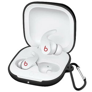 beats fit pro �P�[�X ���ɔ� �V���R�� LED�� �ϏՌ� �h�� �h�o �y�ʃf�U�C�� ���C�����X�[�d �L�Y�h�~ �����h�~ �V���v���X���� �J���r�i�t�� (�u���b�N)